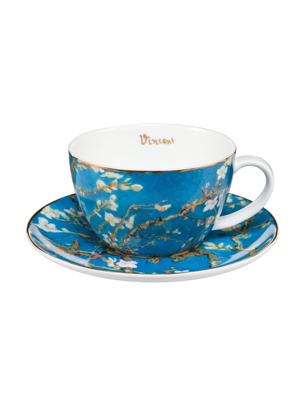 Goebel Teetasse Vincent van Gogh - Mandelbaum blau | Klingel