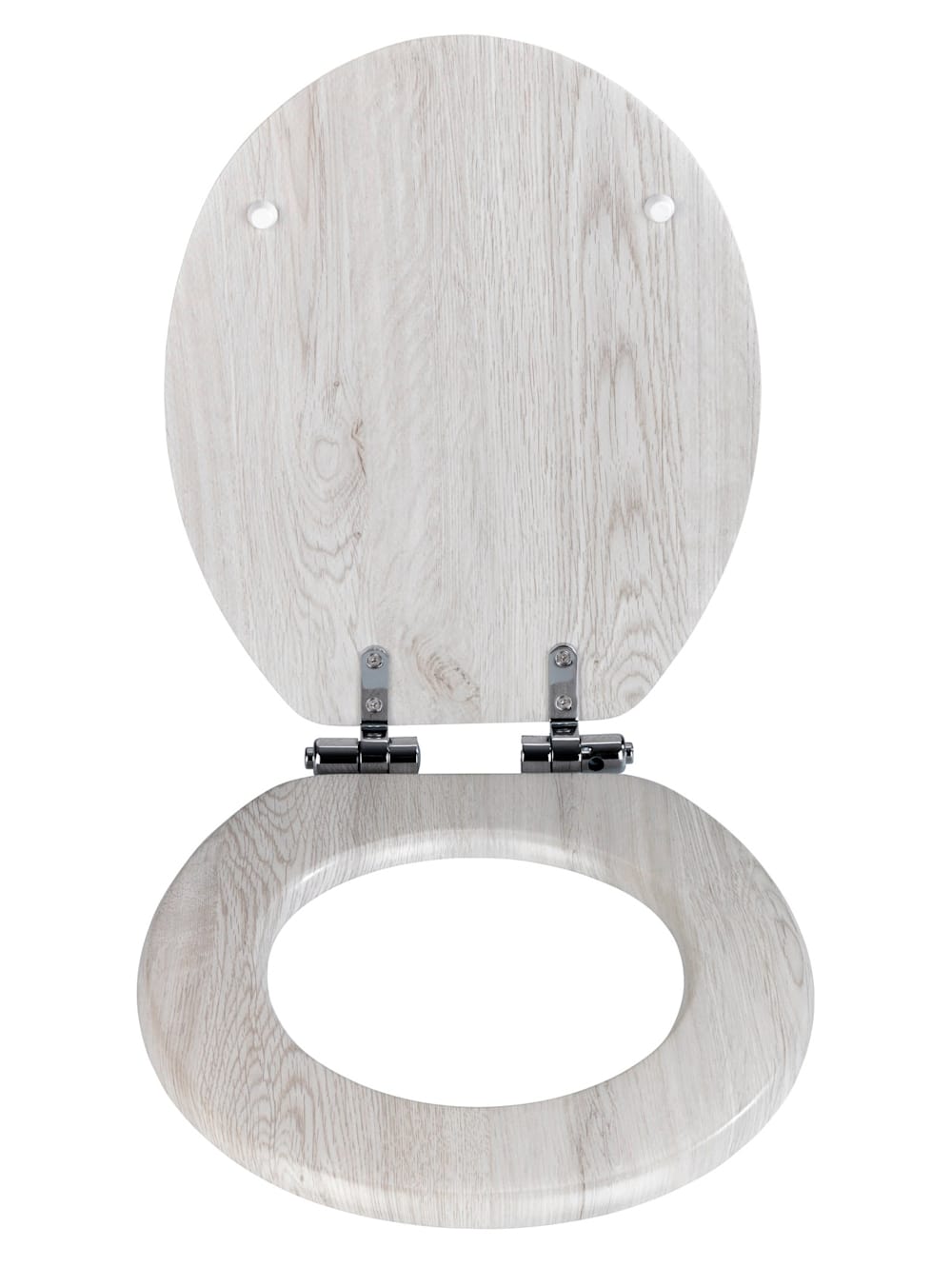 Wenko WC-bril in houtlook |