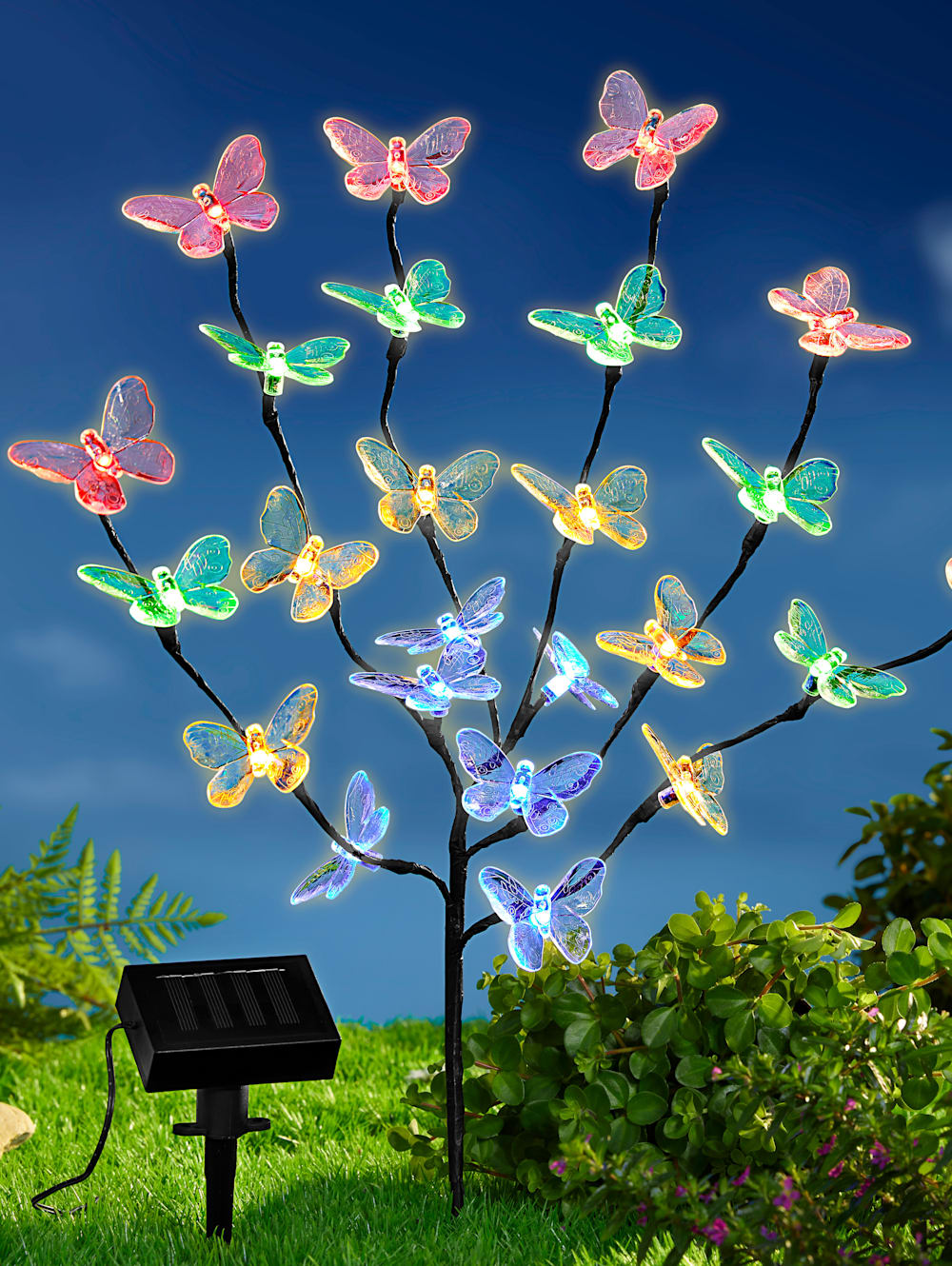 Tanzener Solarschmetterlinge Solar Schmetterlinge Gartendeko Solarstecker Dekor 
