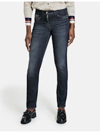 5-Pocket Jeans Best4me Slimfit mit Steinchendekor