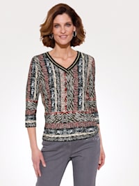 Top with bold print