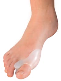 Hallux valgus orthese met beschermend gedeelte voor de bal van de voet