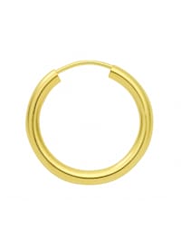 1 Paar 333 Gold Ohrringe / Creolen Ø 20 mm