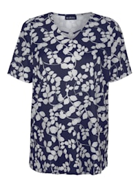 Shirt mit floralem Druckdesign