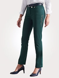 Trousers with decorative details