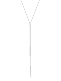 Halskette Y-Kette Geo Stab Minimal 925 Silber