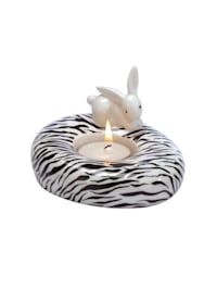 Zebra Bunny - Teelichthalter Bunny de luxe