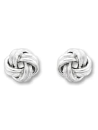 Knoten Ohrringe / Ohrstecker aus 925 Silber