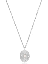 Damen-Kette 925er Silber Opal