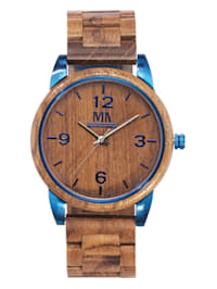Pánske hodinky z teakového dreva