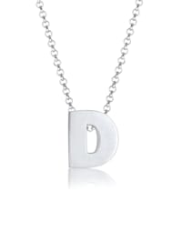 Halskette Buchstabe D Initialen Trend Minimal 925 Silber