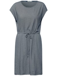 Jersey Kleid mit Streifen