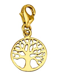 Pendentif "arbre de vie" en or jaune 375