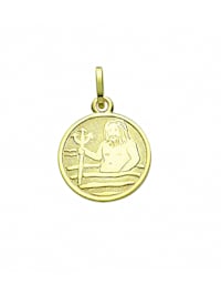 333 Gold Sternzeichen Anhänger Wassermann Ø 11,8 mm - Set mit Halskette