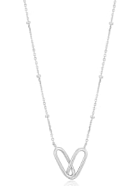 Damen-Kette Beaded Chain Link 925er Silber