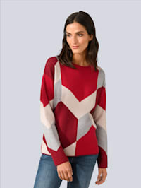 Pullover mit grafischem Muster