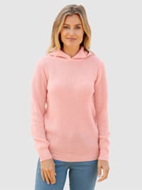 Pullover mit Perlfangmuster