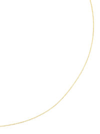 Collier en alliage or jaune 333, 50 cm