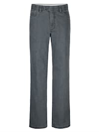 Swing-Pocket Jeans in bügelfreier Qualität