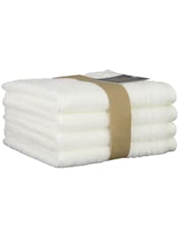 Seiftücher 4er Pack Minis 9906 weiß - 600 30x30 cm 100% Baumwolle