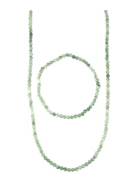2-delige sieradenset met smaragden