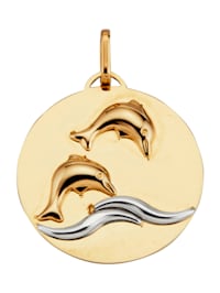 Delfin-anheng i gull 585