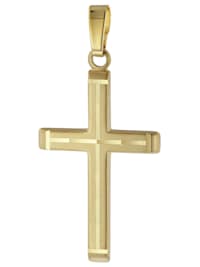 Kreuz-Anhänger Gold 333 / 8K Kreuz für Damen/Herren/Kinder