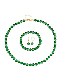 Halsband, armband & örhängen i jade