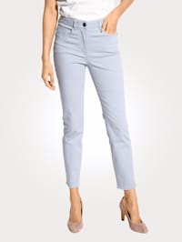 Trousers with a partially elasticated waist from size 18