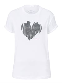 T-Shirt mit Herzprint