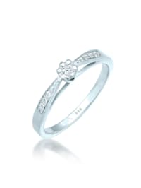Ring Verlobungsring Diamant (0.085 Ct.) 585 Weißgold