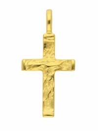 333 Gold Kreuz Anhänger