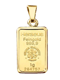 Anhänger Goldbarren Feingold 999,9