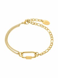 Armband für Damen, Edelstahl IP Gold