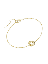 Armband Mittelteil Knoten, Gold 585