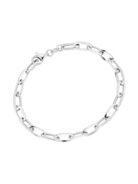 Silber Smart Jewel Armband Klingel 925 | diamantiert, massiv, Panzerkette
