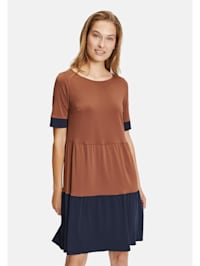 Jerseykleid mit Color Blocking