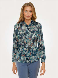 Blouse with paisley print