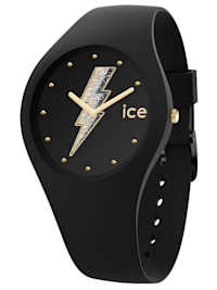 Damen-Armbanduhr ICE Glam Rock M Schwarz/Blitz