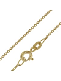 Halskette für Anhänger Gold 585/ 14K Rundanker-Kette 1,1 mm