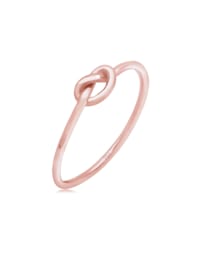Ring Knoten Knot Trend Symbol Modern Basic 750 Roségold