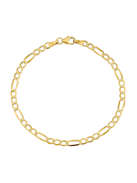 Bracelet en or jaune 375, 21 cm