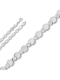 Zirkonia Halskette aus 925 Silber