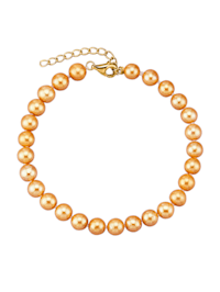 Bracelet en perles de culture d'eau douce de coloris or