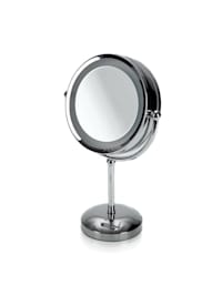 Kosmetikspiegel, beleuchtet Mirrors 22x22x42cm , Edelstahl ,