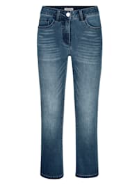 Jeans met licht uitlopende pijpen