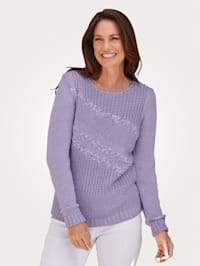 Jumper in a textured knit
