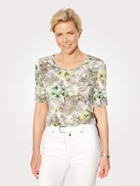 Top with a floral print