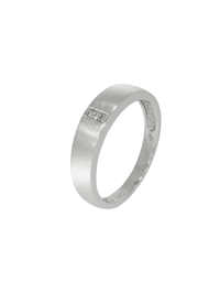 Ring 925/- Sterling Silber Diamant weiß Glänzend 0,03ct.