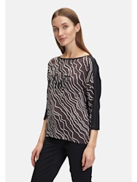 Casual-Shirt mit Muster